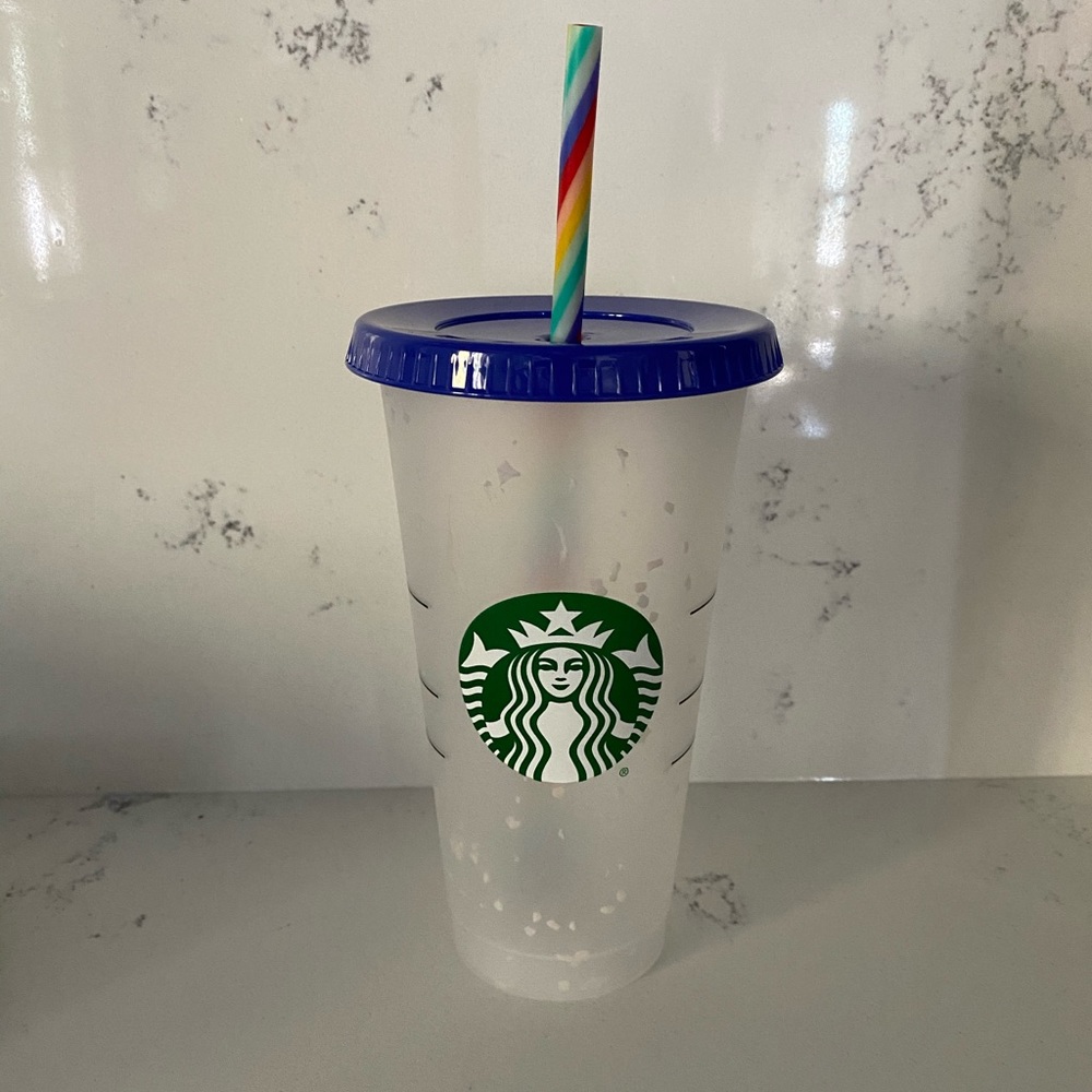NWT Starbucks confetti cup!!